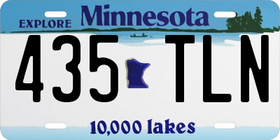 MN license plate 435TLN