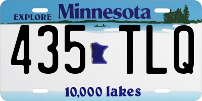 MN license plate 435TLQ