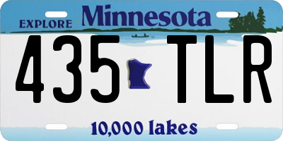 MN license plate 435TLR