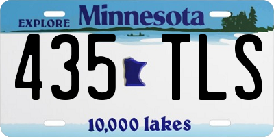 MN license plate 435TLS