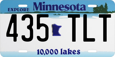 MN license plate 435TLT