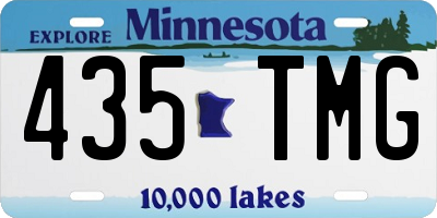 MN license plate 435TMG