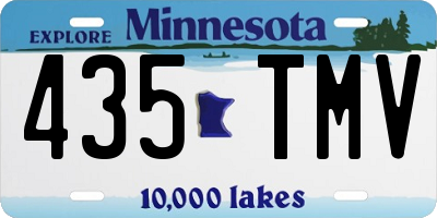 MN license plate 435TMV