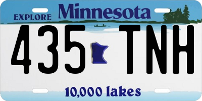 MN license plate 435TNH