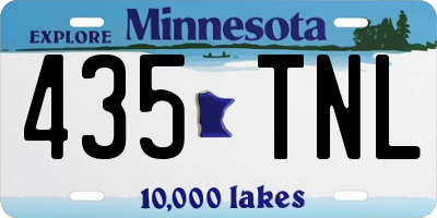 MN license plate 435TNL
