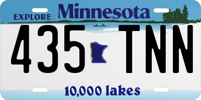 MN license plate 435TNN