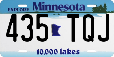 MN license plate 435TQJ