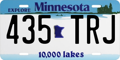 MN license plate 435TRJ