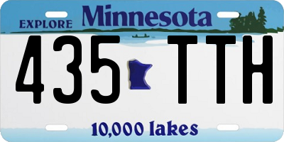 MN license plate 435TTH