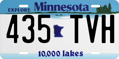 MN license plate 435TVH
