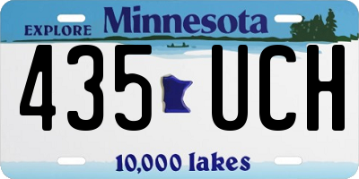 MN license plate 435UCH