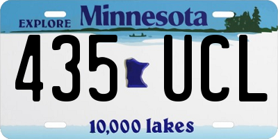 MN license plate 435UCL