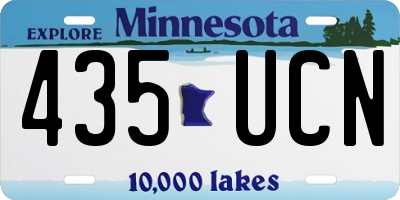 MN license plate 435UCN