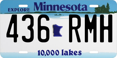 MN license plate 436RMH