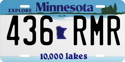 MN license plate 436RMR