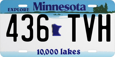 MN license plate 436TVH