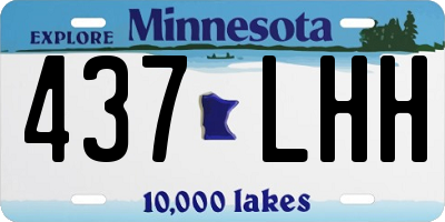 MN license plate 437LHH