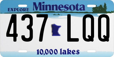 MN license plate 437LQQ