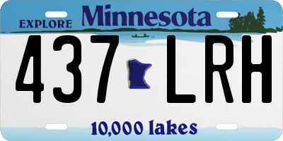 MN license plate 437LRH