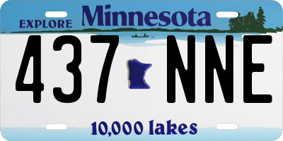 MN license plate 437NNE
