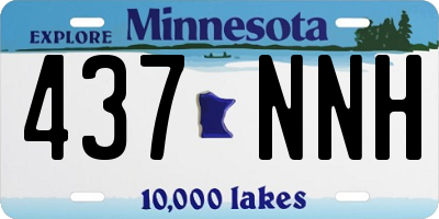 MN license plate 437NNH
