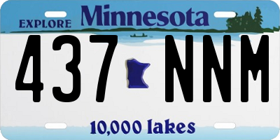 MN license plate 437NNM