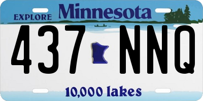 MN license plate 437NNQ