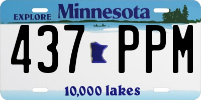 MN license plate 437PPM