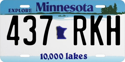MN license plate 437RKH
