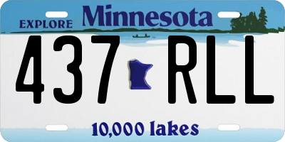 MN license plate 437RLL