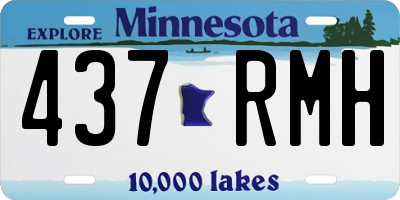 MN license plate 437RMH