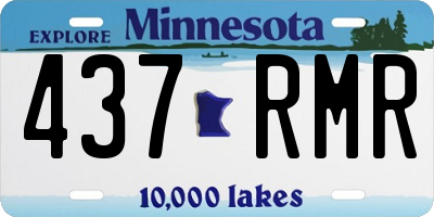 MN license plate 437RMR