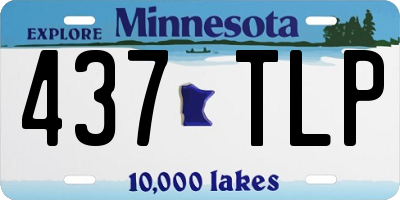 MN license plate 437TLP