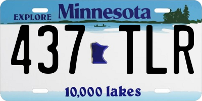 MN license plate 437TLR