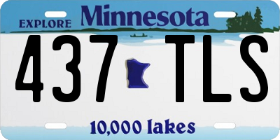 MN license plate 437TLS