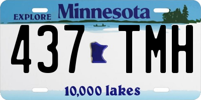 MN license plate 437TMH