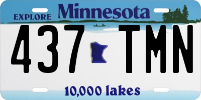 MN license plate 437TMN