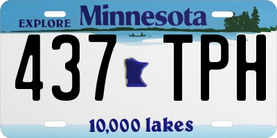 MN license plate 437TPH