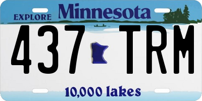 MN license plate 437TRM