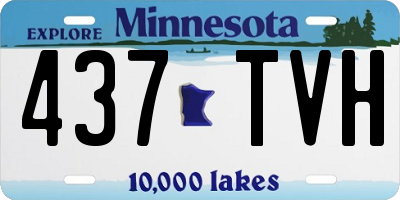 MN license plate 437TVH