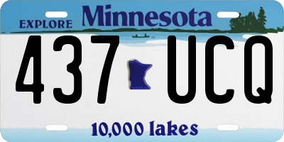 MN license plate 437UCQ