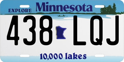 MN license plate 438LQJ