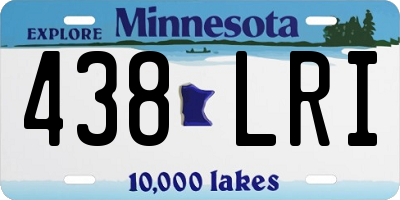 MN license plate 438LRI
