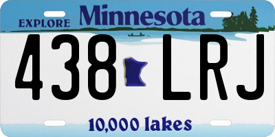 MN license plate 438LRJ