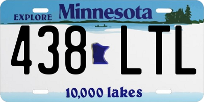 MN license plate 438LTL