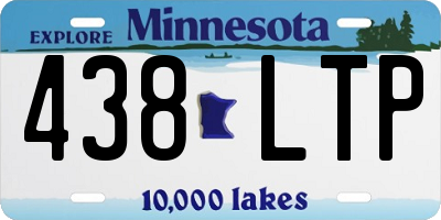 MN license plate 438LTP