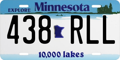 MN license plate 438RLL