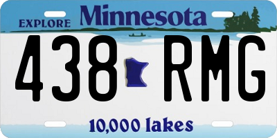 MN license plate 438RMG