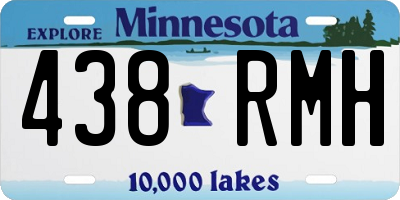 MN license plate 438RMH