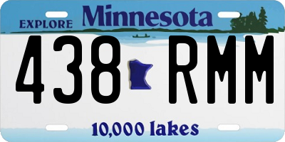 MN license plate 438RMM